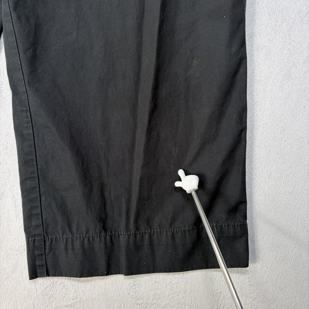 Lauren Ralph Lauren capri Pants Womens Size 12 Black Cotton High Rise. - Picture 14 of 16